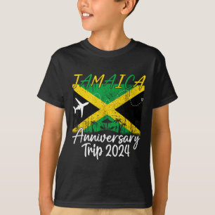 Jamaica Anniversary Trip Couple Summer Vacation Tr T-Shirt