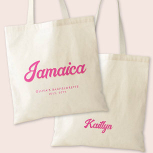 Jamaica Bachelorette Party Personalised Tote Bag