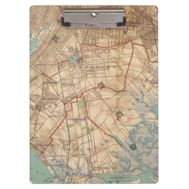 Jamaica Bay and Brooklyn Clipboard (Front)