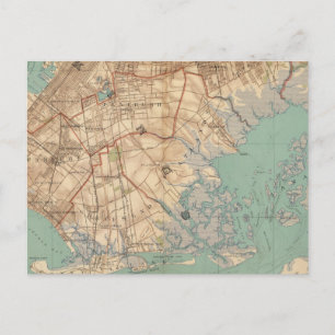 Jamaica Bay and Brooklyn Postcard