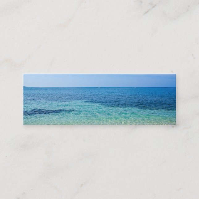 Jamaica Beach Mini Business Card (Front)