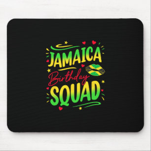 Jamaica Birthday Squad Girls Trip 2025 Women Vacat Mouse Pad