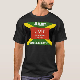JAMAICA. BLACK & BEAUTIFUL Basic Dark T-Shirt