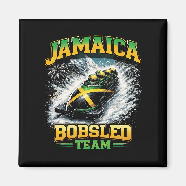 Jamaica Bobsled Team Magnet (Front)