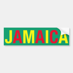 JAMAICA! BUMPER STICKER