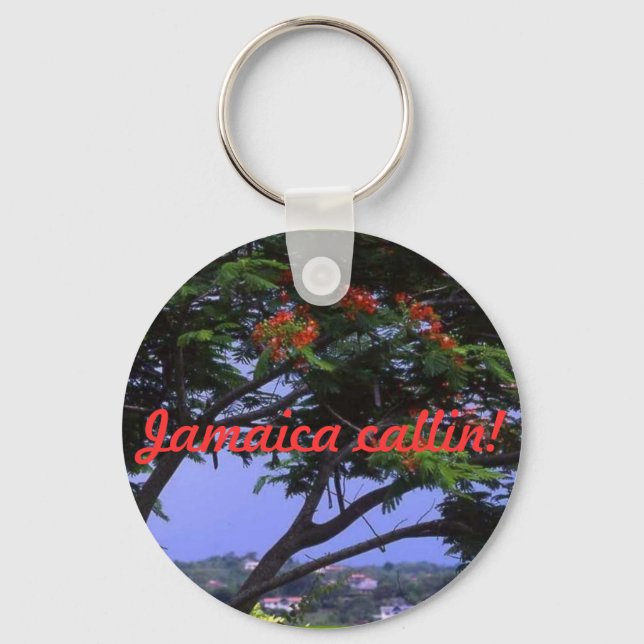 Jamaica Callin! Key Ring (Front)