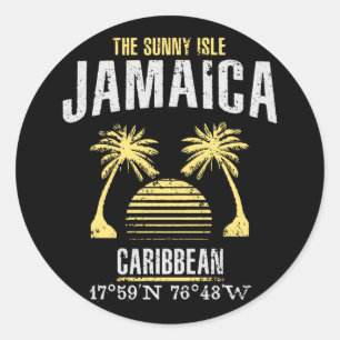 Jamaica Classic Round Sticker
