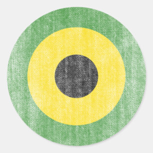 JAMAICA CLASSIC ROUND STICKER