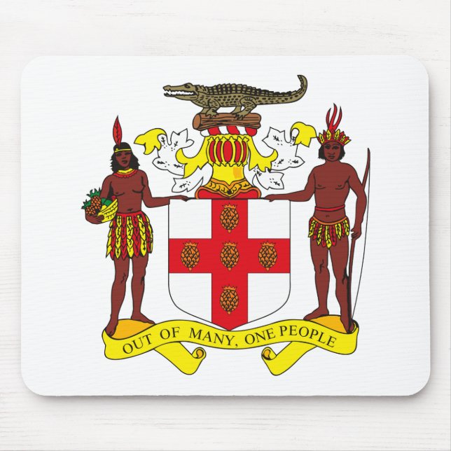 Jamaica Coat of Arms Mousepad (Front)