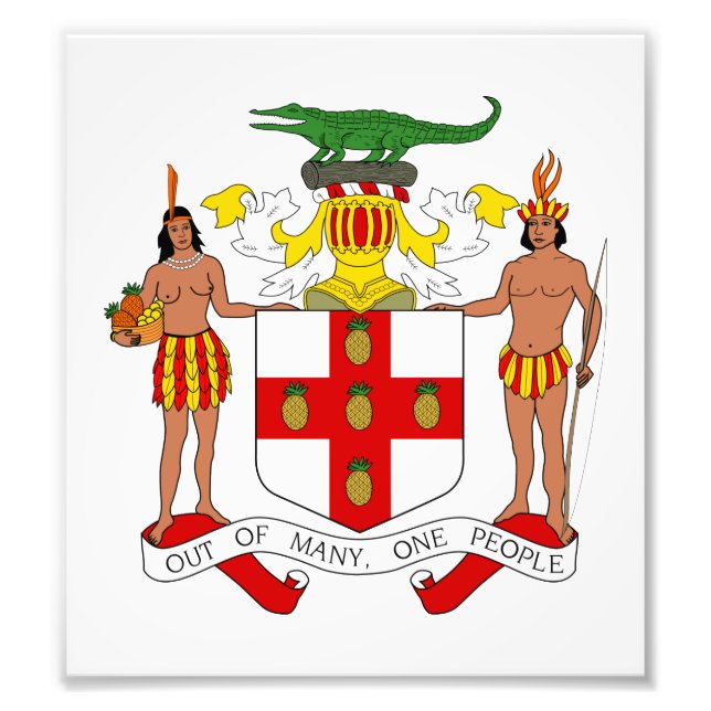 Jamaica Coat Of Arms Photo Print (Front)