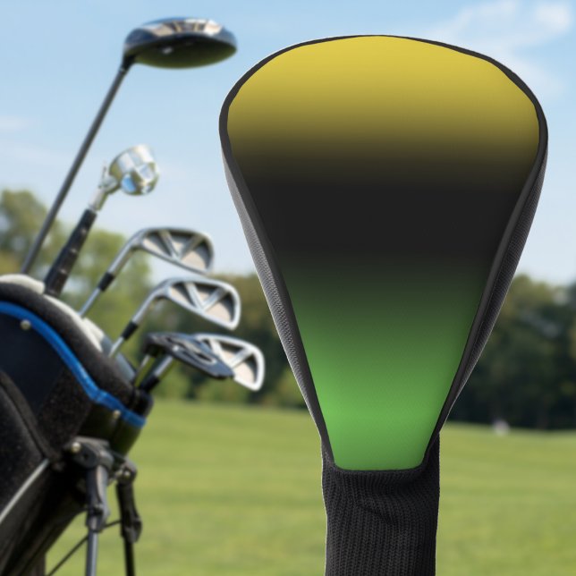 Jamaica Colours Ombre Gradient Green and Yellow Golf Head Cover (Jamaica Colors Ombre Gradient Green and Yellow Golf Head Cover
)