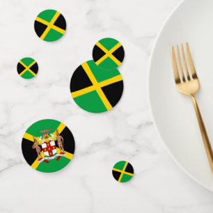 Jamaica Confetti, party, Jamaican Flag Confetti