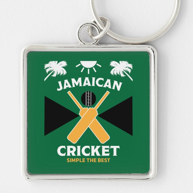 Jamaica Cricket Key Ring (Front)