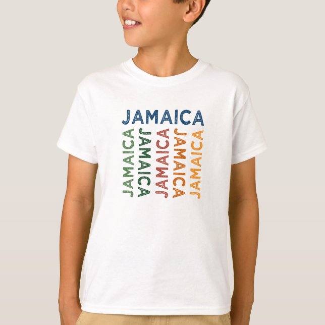 Jamaica Cute Colourful T-Shirt (Front)