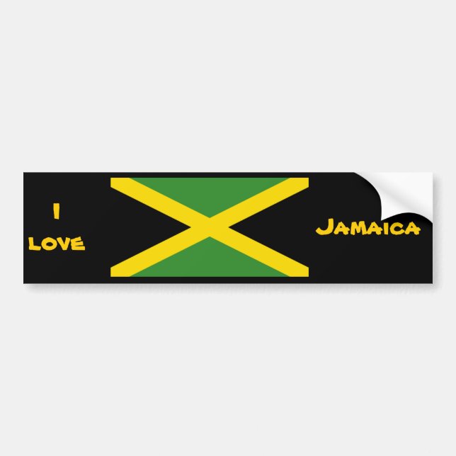 Jamaica designs bumper sticker (Front)
