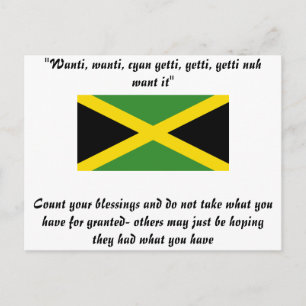 Jamaica designs postcard