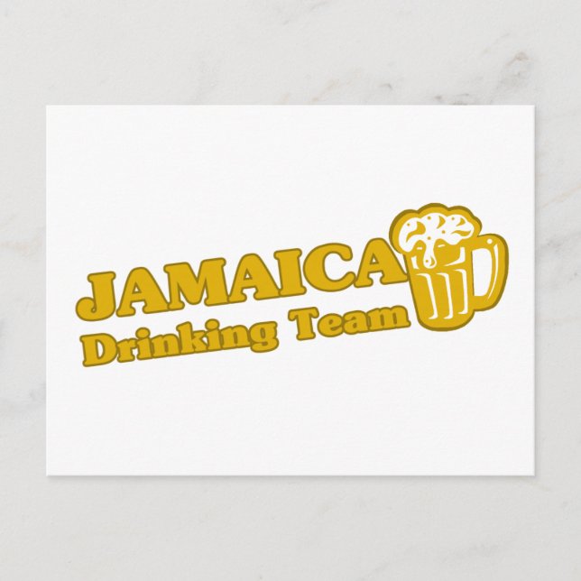 Jamaica Drinking Team Postcard (Front)