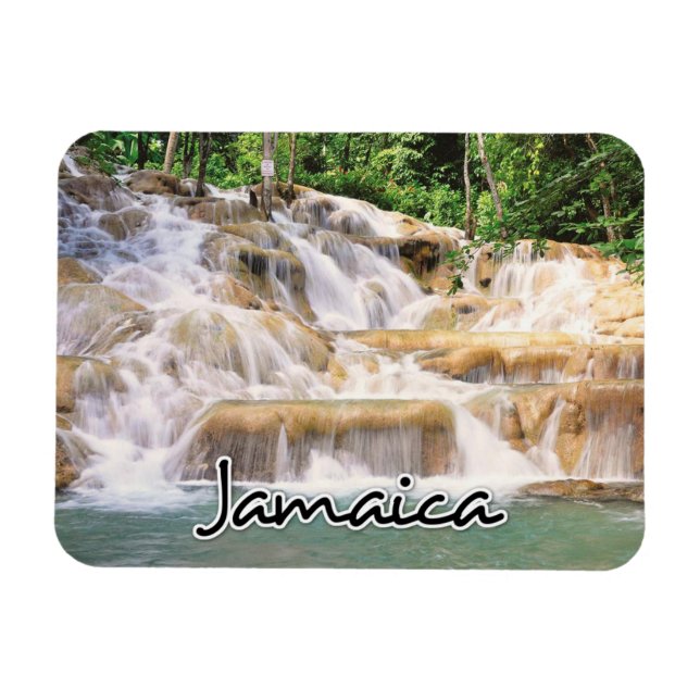 Jamaica Dunn's River Falls closeup Magnet (Horizontal)