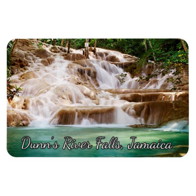 Jamaica Dunn's River Falls Magnet (Horizontal)