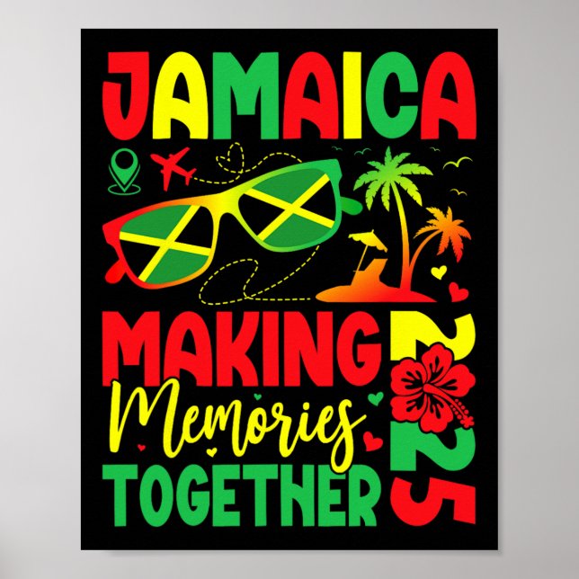 Jamaica Family Reunion 2025 Making Memories Vacati Poster (Front)