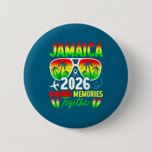 Jamaica Family Reunion 2026 Making Memories Vacati 6 Cm Round Badge