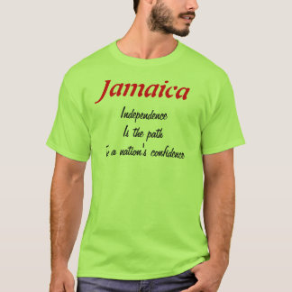 Jamaica fiftieth years of independence t-shirts