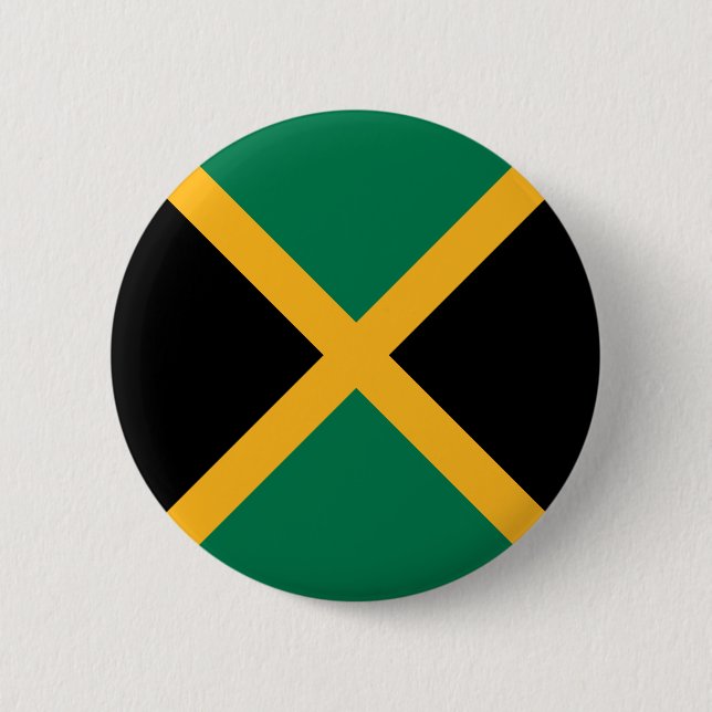 Jamaica Flag 6 Cm Round Badge (Front)