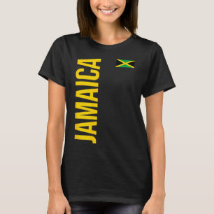 Jamaica Flag Athletic Soccer Footll Sports Jersey T-Shirt