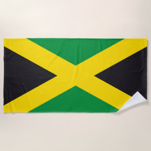 Jamaica flag beach towel