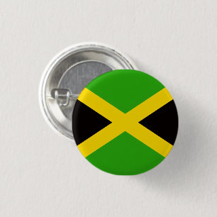 Jamaica Flag Button Jamaican Pride