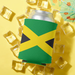 Jamaica flag can cooler