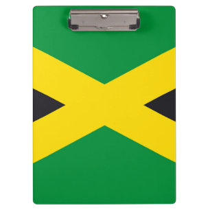 Jamaica flag clipboard