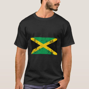 Jamaica Flag Cool Caribbean Jamaican Flags For Men T-Shirt