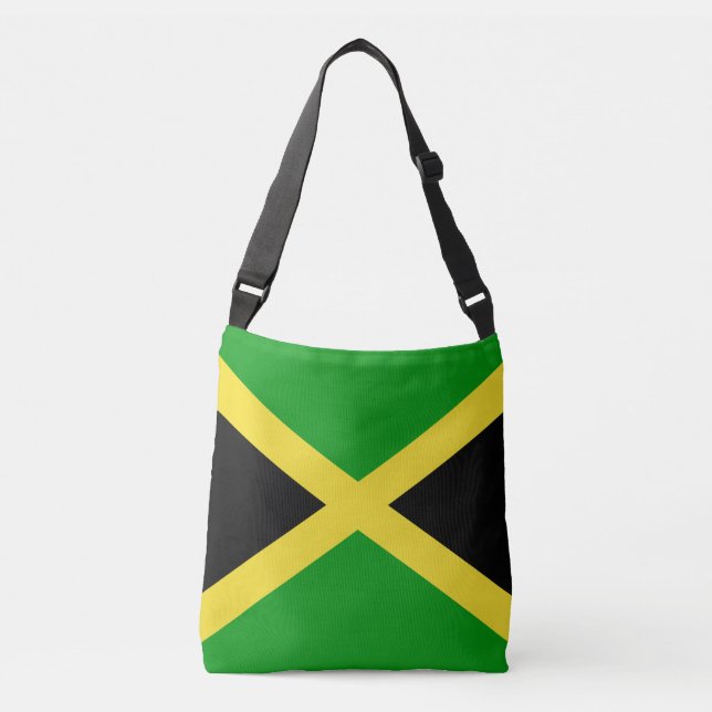 Jamaica Flag Crossbody Bag (Front)