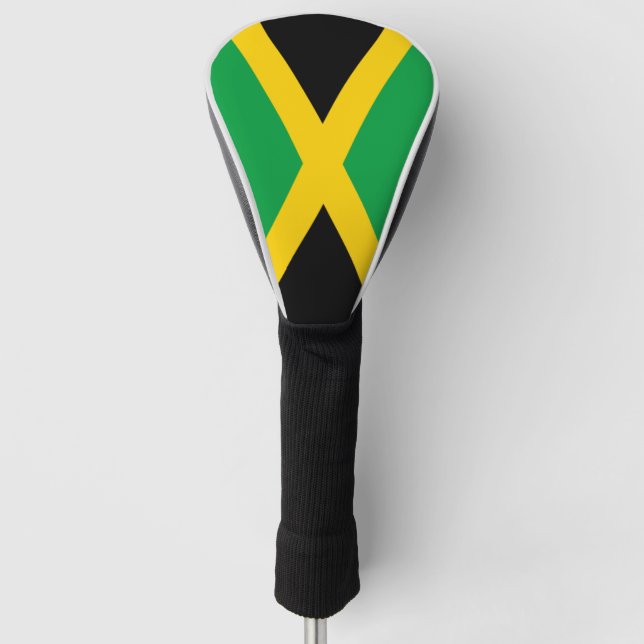 Jamaica Flag Golf Head Cover (Front)