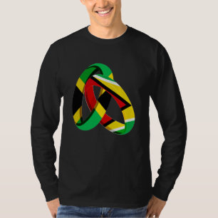 Jamaica Flag Guyana Grown Ring Marriage Wedding T-Shirt