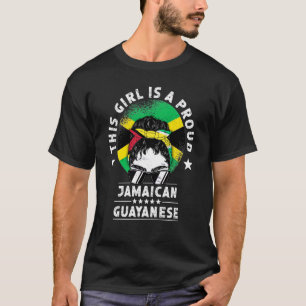 Jamaica Flag Guyana Grown Women Girl Citizen Pride T-Shirt