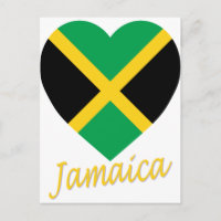 Jamaica Flag Heart