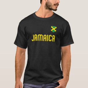 Jamaica Flag Jamaican Vintage Athletic Throwback S T-Shirt