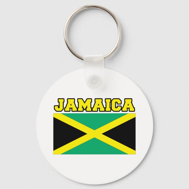 Jamaica Flag Key Ring (Front)