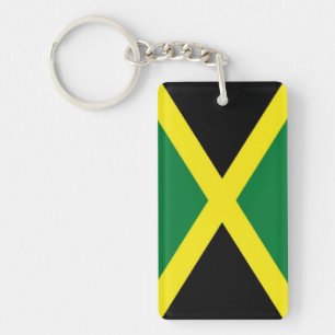 Jamaica Flag Key Ring