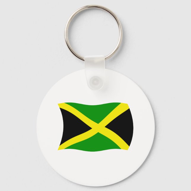 Jamaica Flag Keychain (Front)