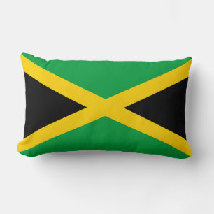 Jamaica Flag Lumbar Cushion