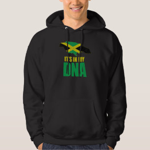 Jamaica Flag Map - Its In My Dna Patriotic Hoodie