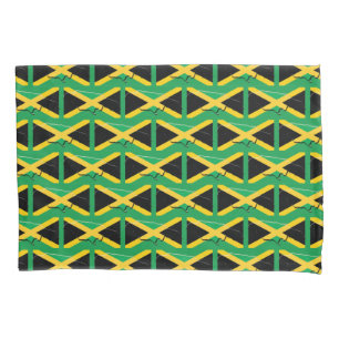 JAMAICA FLAG MAP Patriotic Customised Reversible Pillowcase