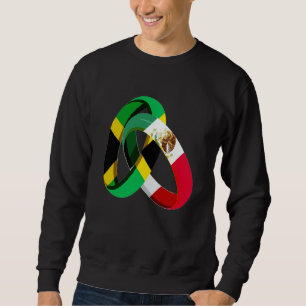 Jamaica Flag Mexico Grown Ring Marriage Wedding Sweatshirt