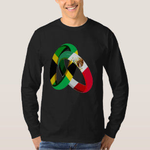 Jamaica Flag Mexico Grown Ring Marriage Wedding T-Shirt