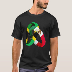 Jamaica Flag Mexico Grown Ring Marriage Wedding T-Shirt