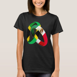 Jamaica Flag Mexico Grown Ring Marriage Wedding T-Shirt