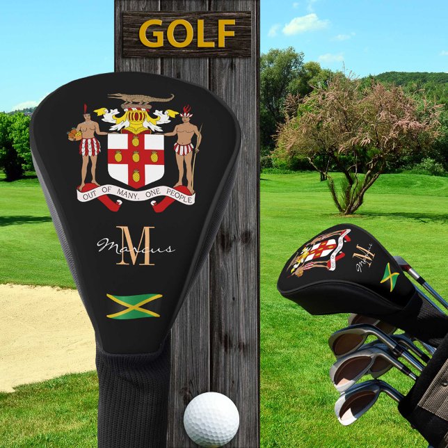 Jamaica & Flag Monogrammed Golf Clubs Covers (Creator Uploaded)